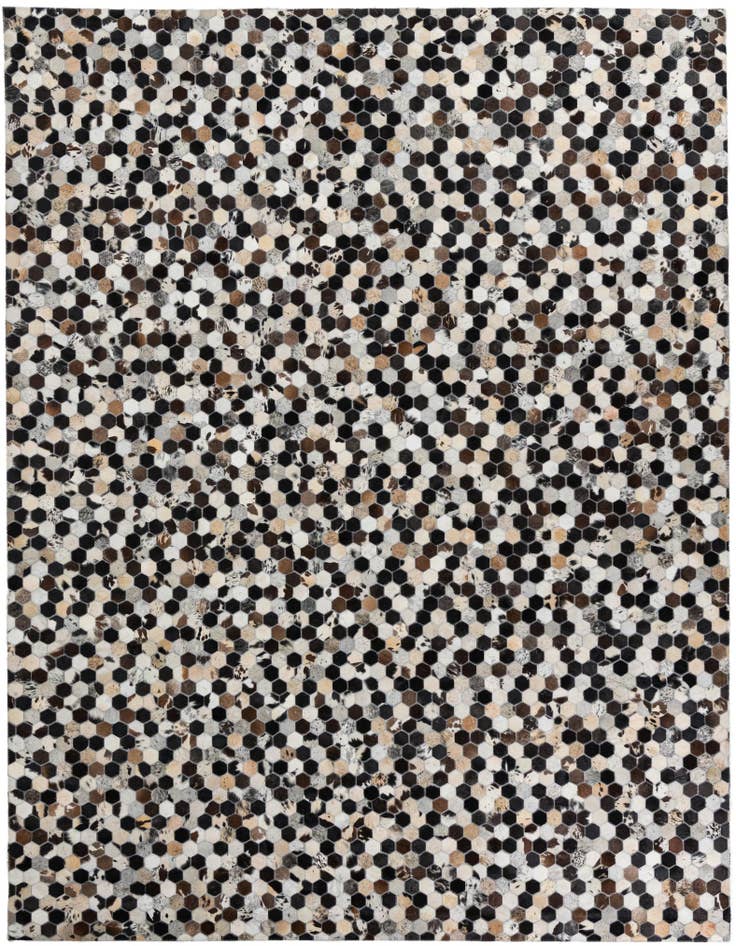 Detail image of 8' x 10' 1 Cowhide Leather Rug