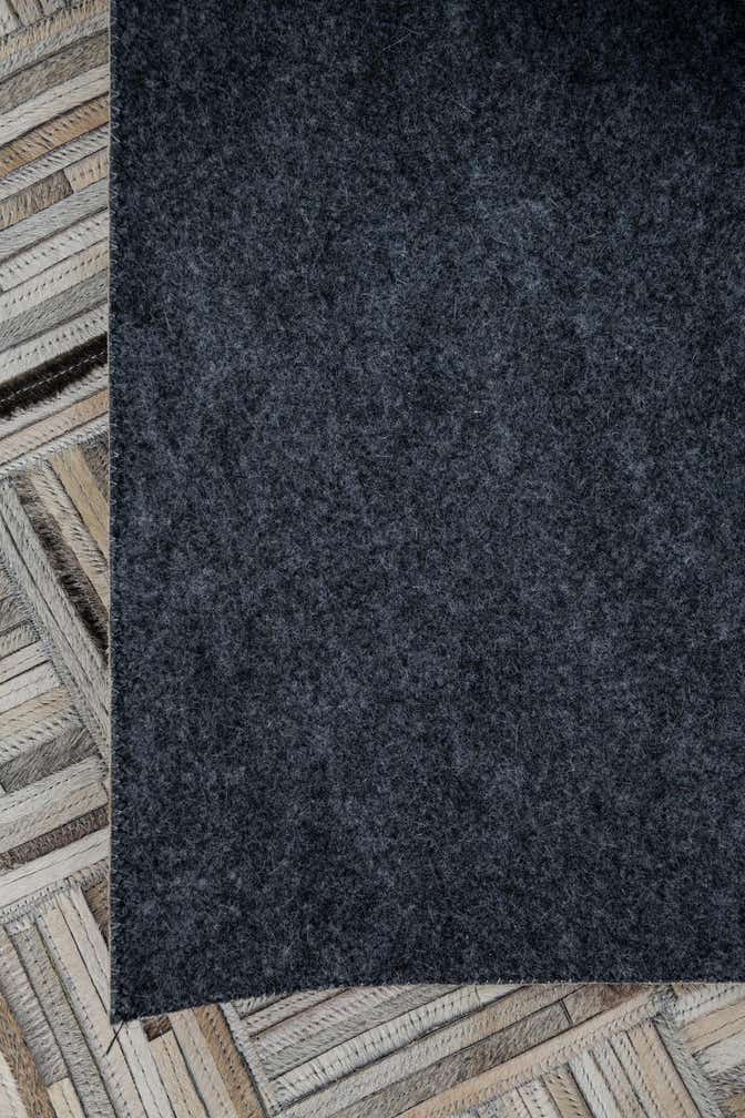 7' 10 x 9' 10 Cowhide Leather Rug