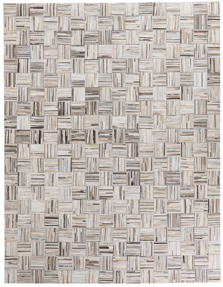 Detail image of 7' 10 x 9' 10 Cowhide Leather Rug