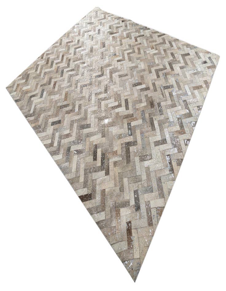 Detail image of 8' x 10' Cowhide Leather Rug