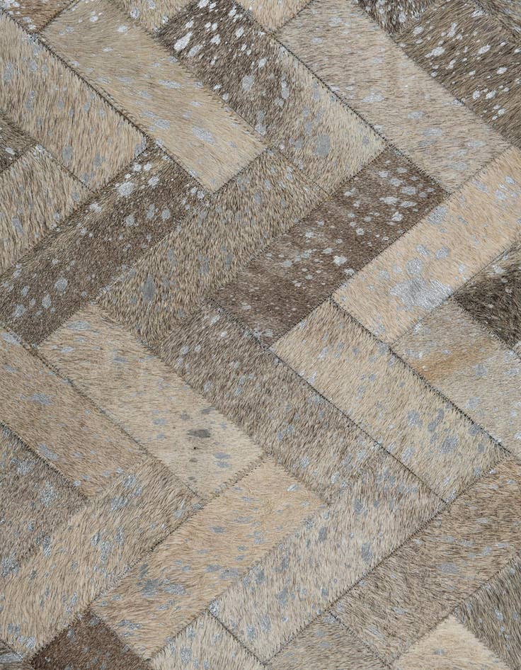 Detail image of 8' x 10' Cowhide Leather Rug