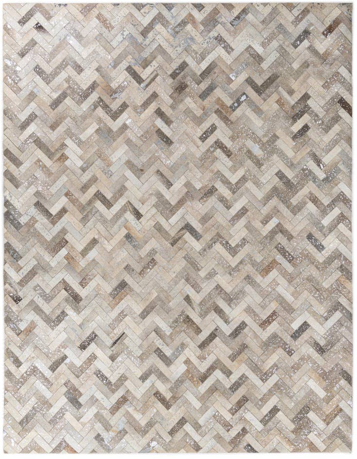 Detail image of 8' x 10' Cowhide Leather Rug