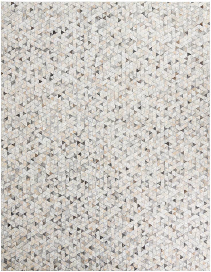 Detail image of 7' 9 x 9' 10 Cowhide Leather Rug