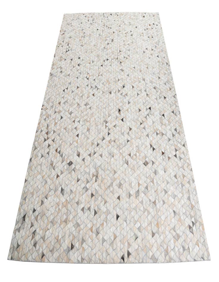 Detail image of 8' 2 x 9' 10 Cowhide Leather Rug