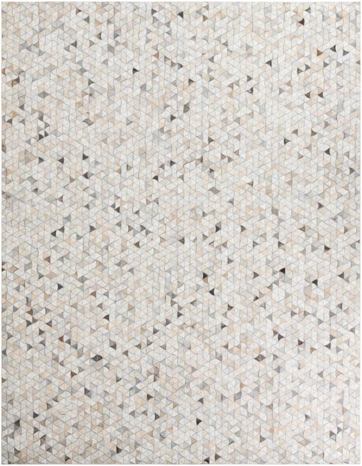 Detail image of 8' 2 x 9' 10 Cowhide Leather Rug