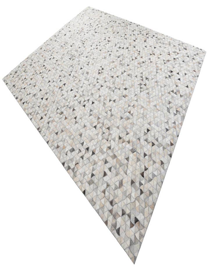 Detail image of 8' x 9' 10 Cowhide Leather Rug