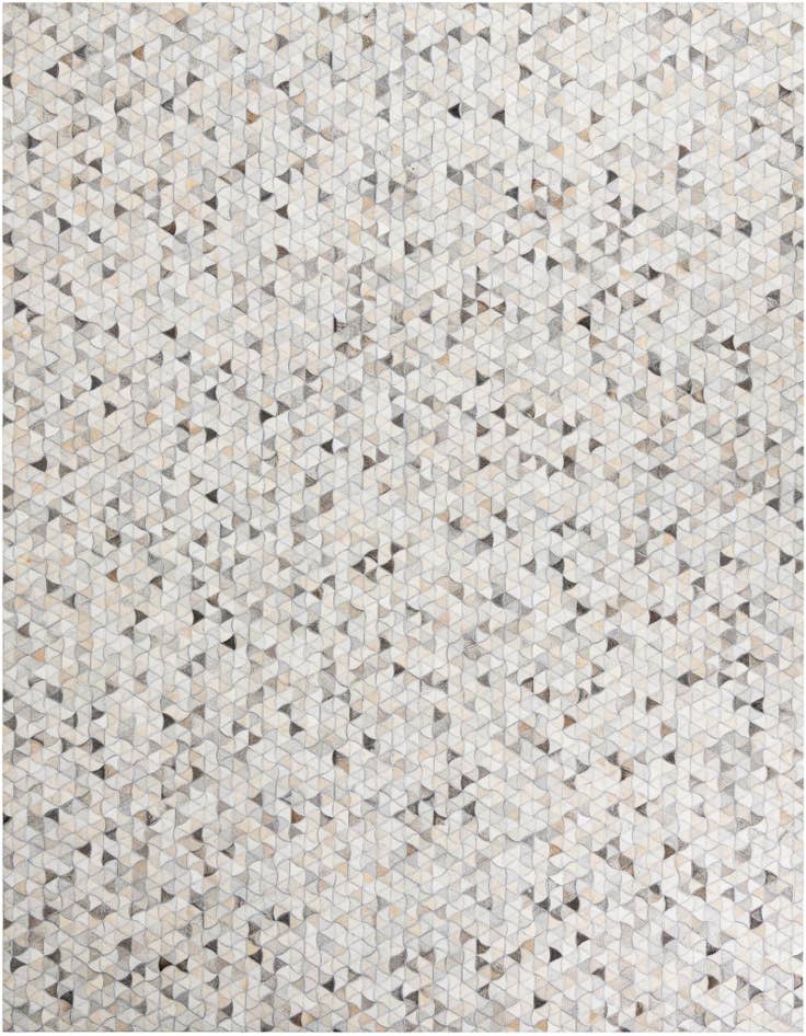 Detail image of 8' x 9' 10 Cowhide Leather Rug