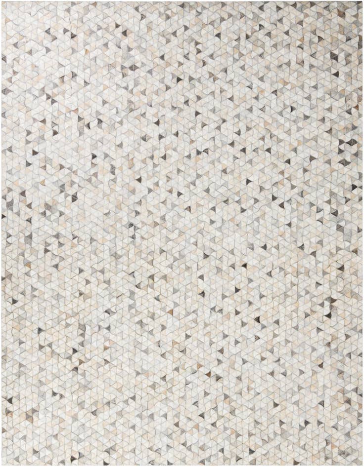 Detail image of 8' x 9' 10 Cowhide Leather Rug