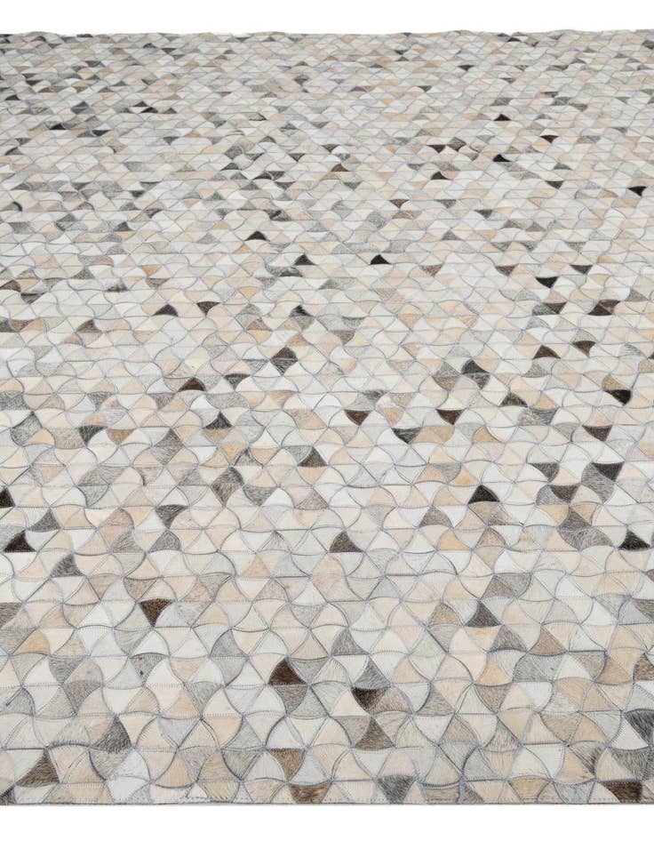 Detail image of 7' 10 x 9' 10 Cowhide Leather Rug