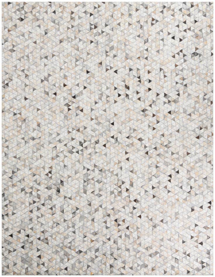 Detail image of 7' 10 x 9' 10 Cowhide Leather Rug