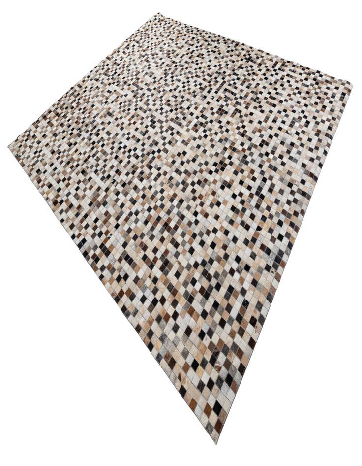Detail image of 8' 3 x 9' 10 Cowhide Leather Rug