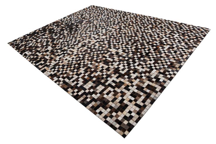 Detail image of 8' x 10' 1 Cowhide Leather Rug