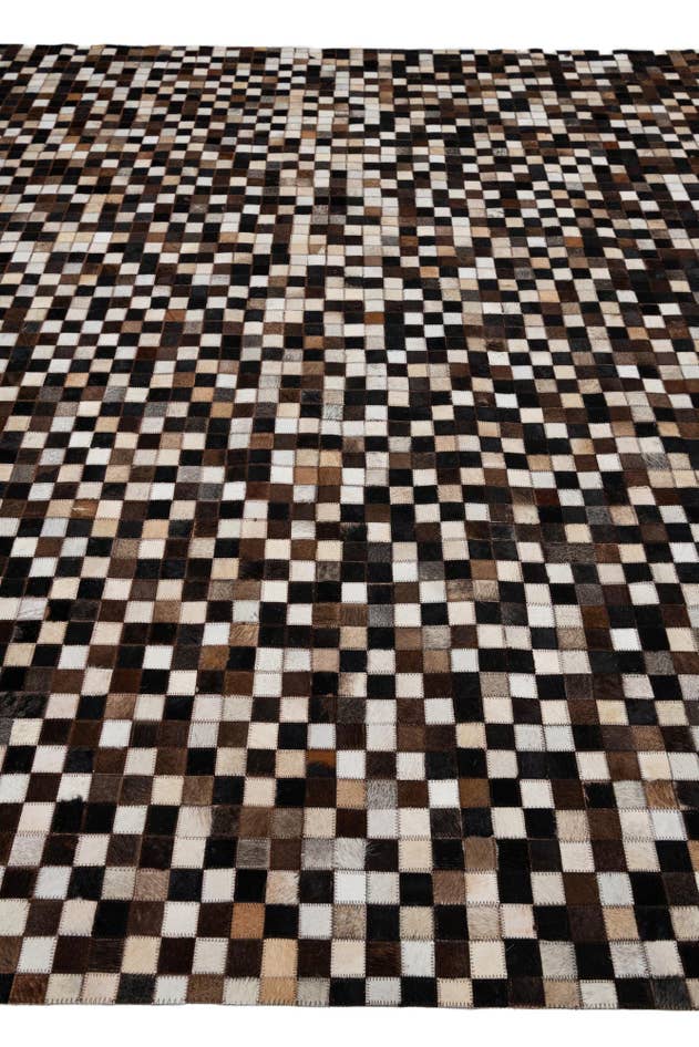 Detail image of 8' x 10' 1 Cowhide Leather Rug