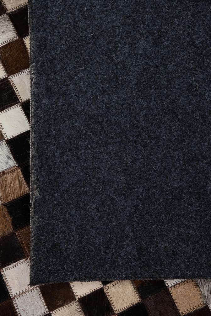 8' x 10' 1 Cowhide Leather Rug