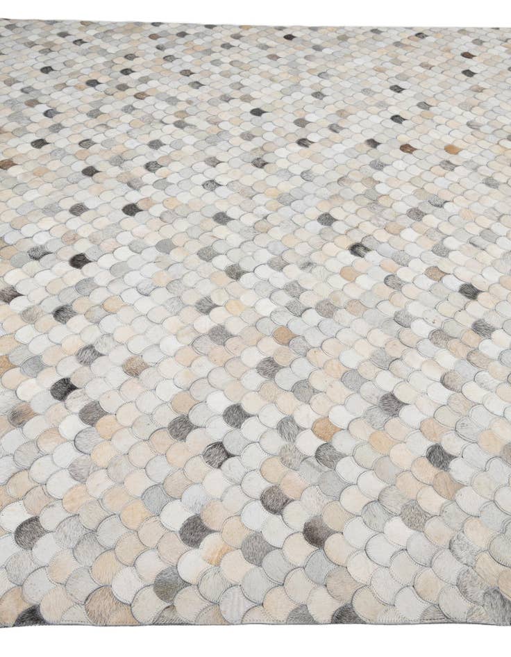 Detail image of 8' x 10' Cowhide Leather Rug