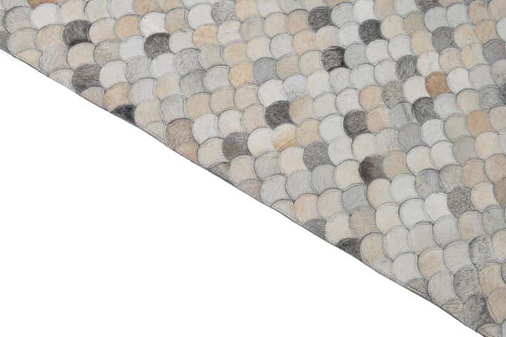 8' x 10' Cowhide Leather Rug