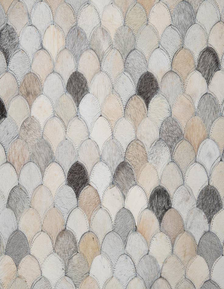Detail image of 8' x 10' Cowhide Leather Rug
