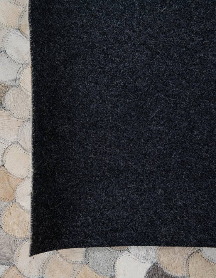 Detail image of 8' x 10' Cowhide Leather Rug