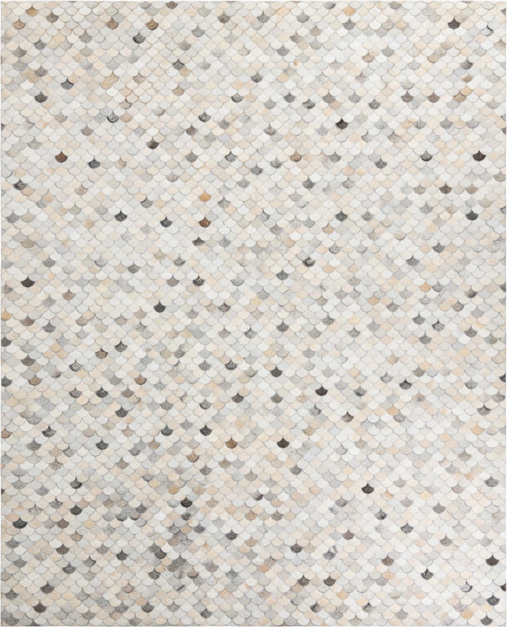 8' x 10' Cowhide Leather Rug