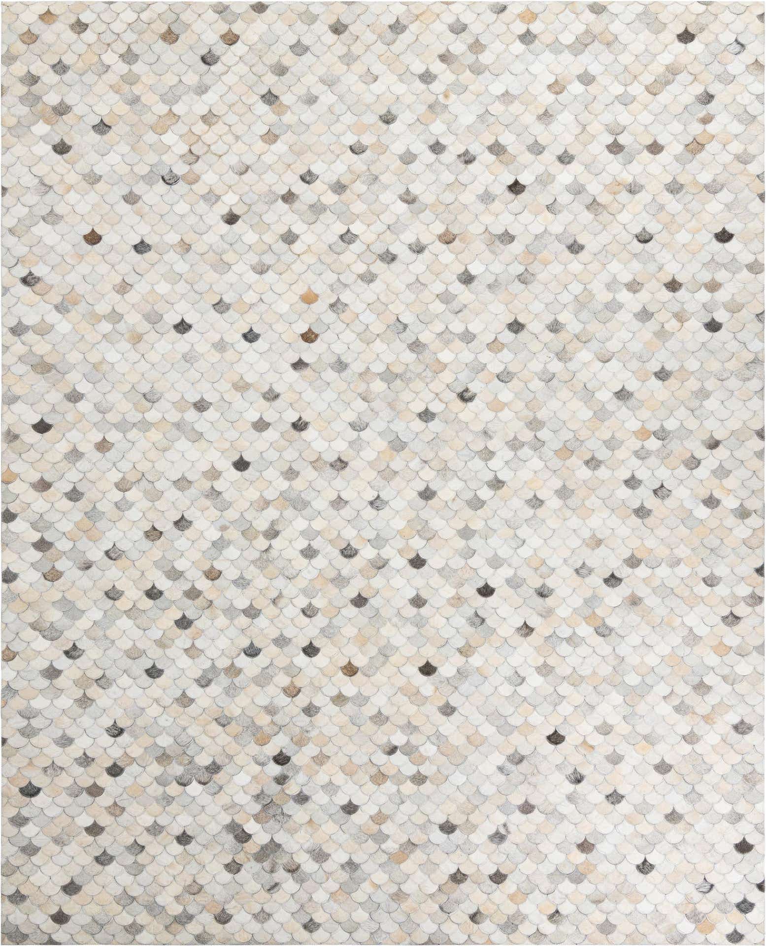 8' x 10' Cowhide Leather Rug
