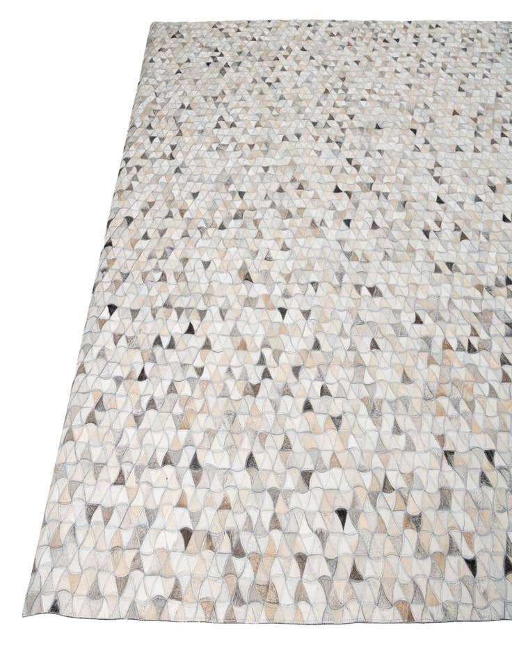 Detail image of 7' 10 x 9' 9 Cowhide Leather Rug