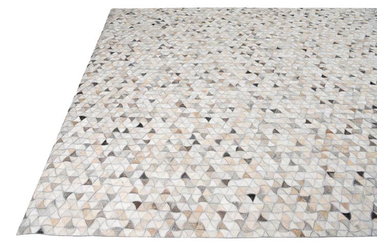 Detail image of 7' 10 x 9' 9 Cowhide Leather Rug
