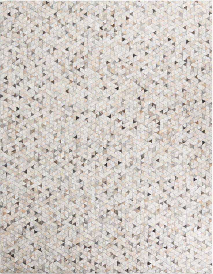 Detail image of 7' 10 x 9' 9 Cowhide Leather Rug