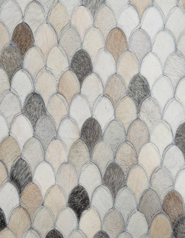 Detail image of 8' x 10' 1 Cowhide Leather Rug