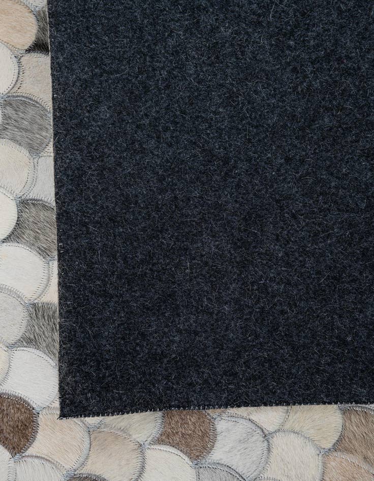 Detail image of 8' x 10' 1 Cowhide Leather Rug