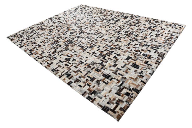 Detail image of 8' x 10' 1 Cowhide Leather Rug