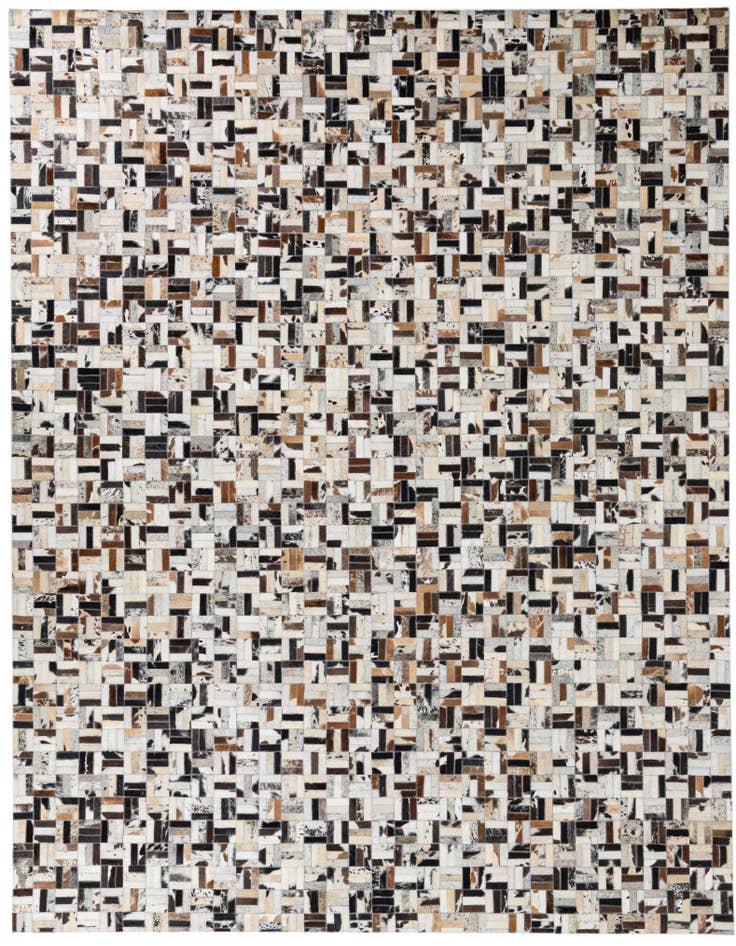 Detail image of 8' x 10' 1 Cowhide Leather Rug