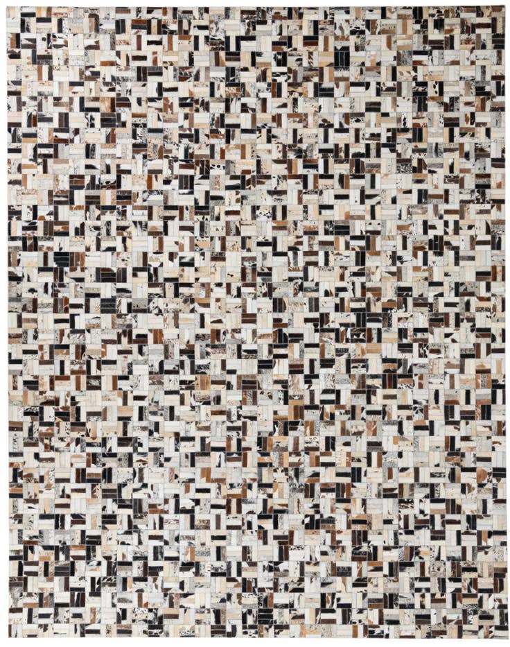 Detail image of 8' x 10' 1 Cowhide Leather Rug