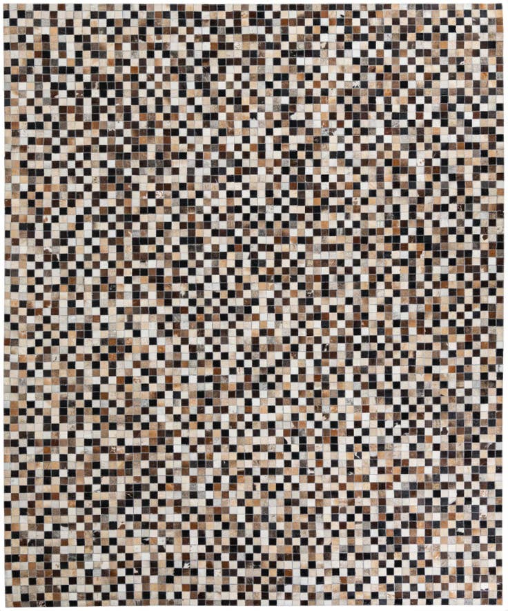 Detail image of 8' x 9' 10 Cowhide Leather Rug