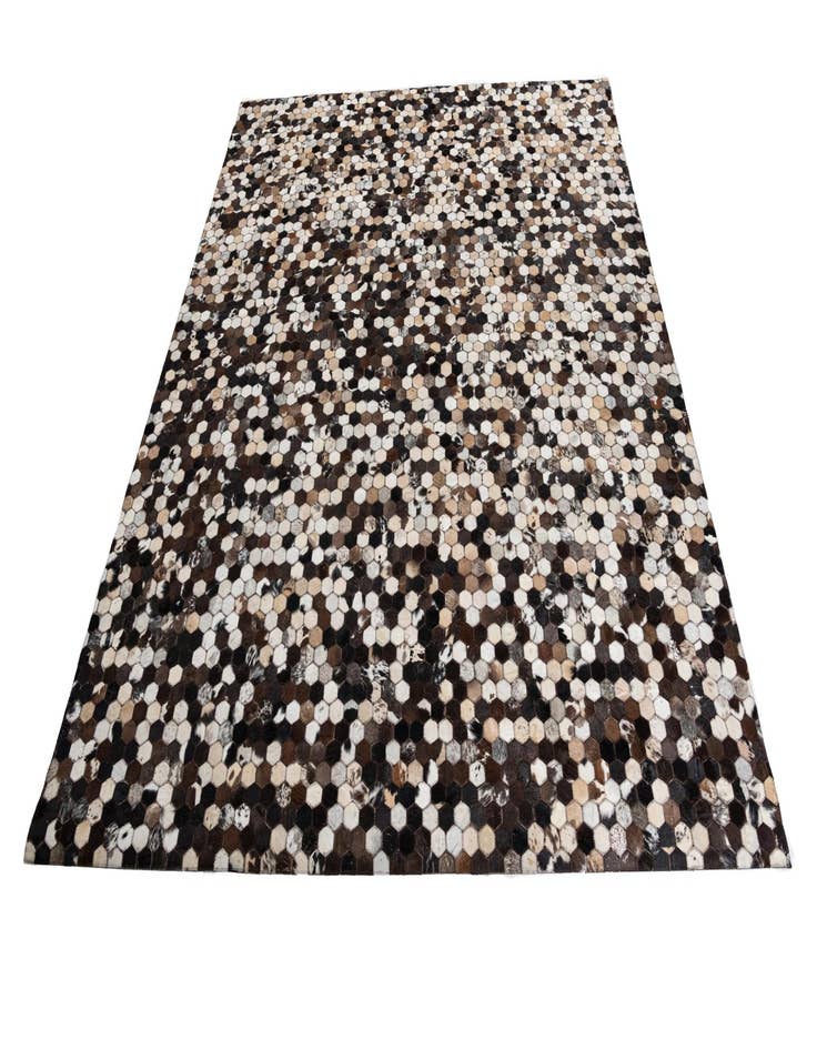 Detail image of 8' x 9' 9 Cowhide Leather Rug