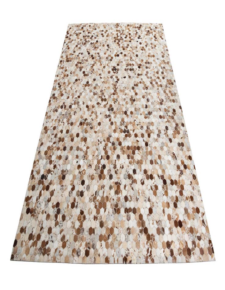 Detail image of 7' 10 x 9' 9 Cowhide Leather Rug