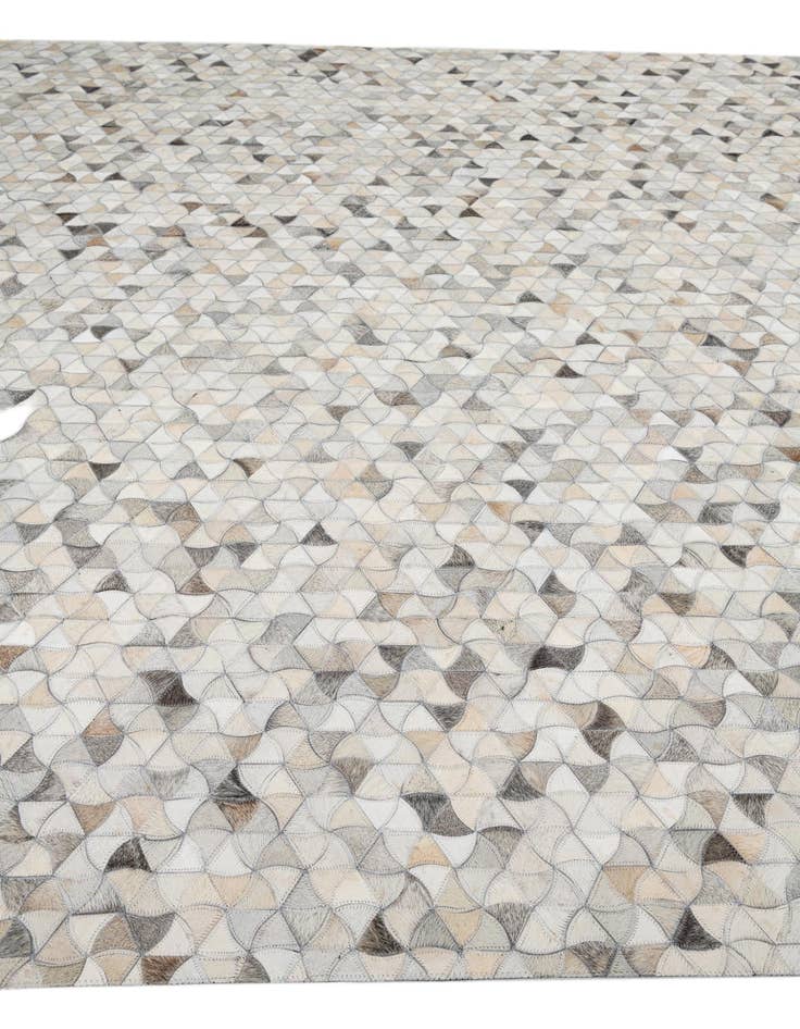 Detail image of 7' 10 x 10' Cowhide Leather Rug