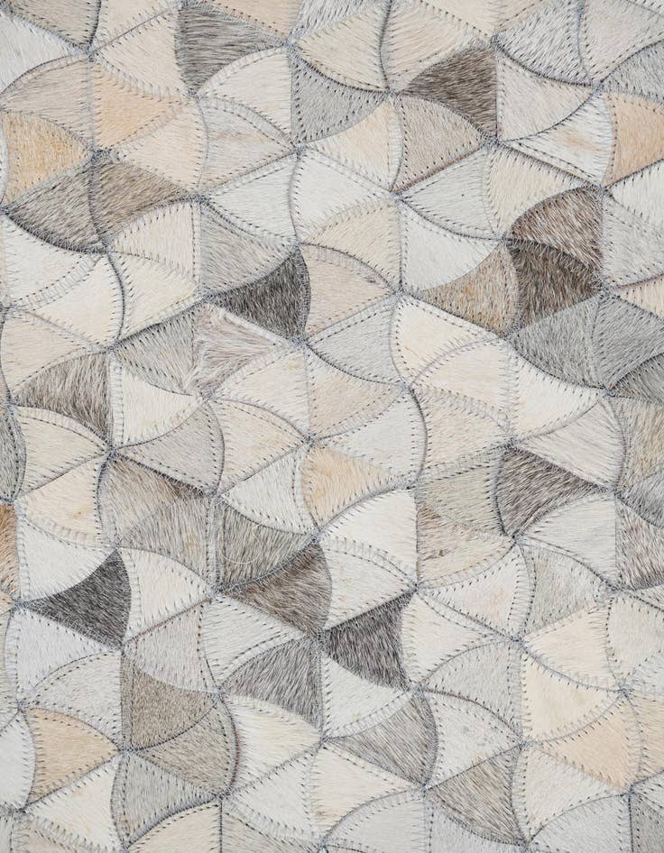 Detail image of 7' 10 x 10' Cowhide Leather Rug