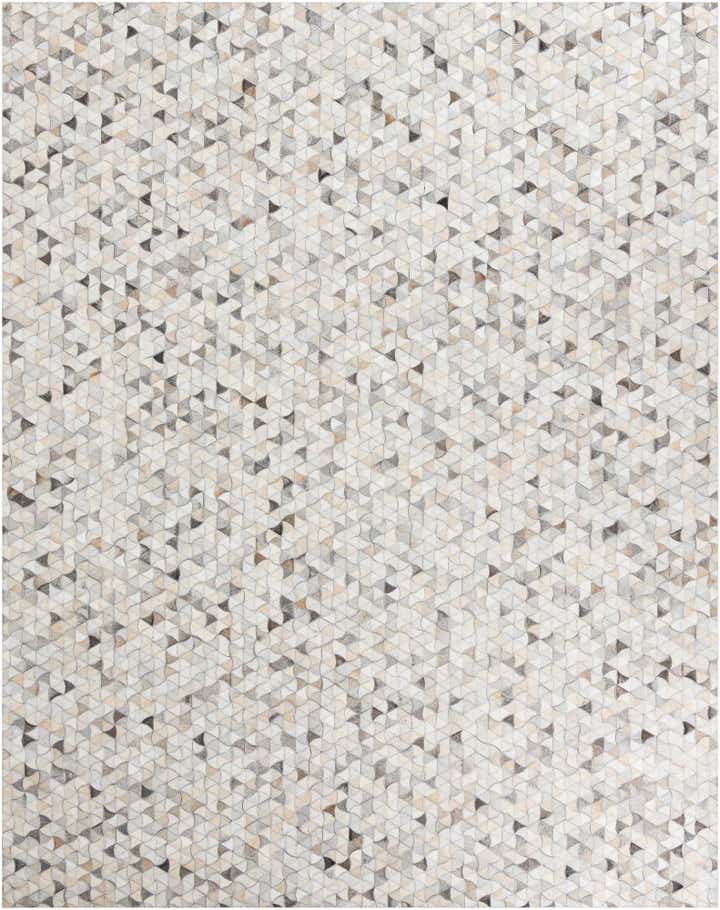 7' 10 x 10' Cowhide Leather Rug