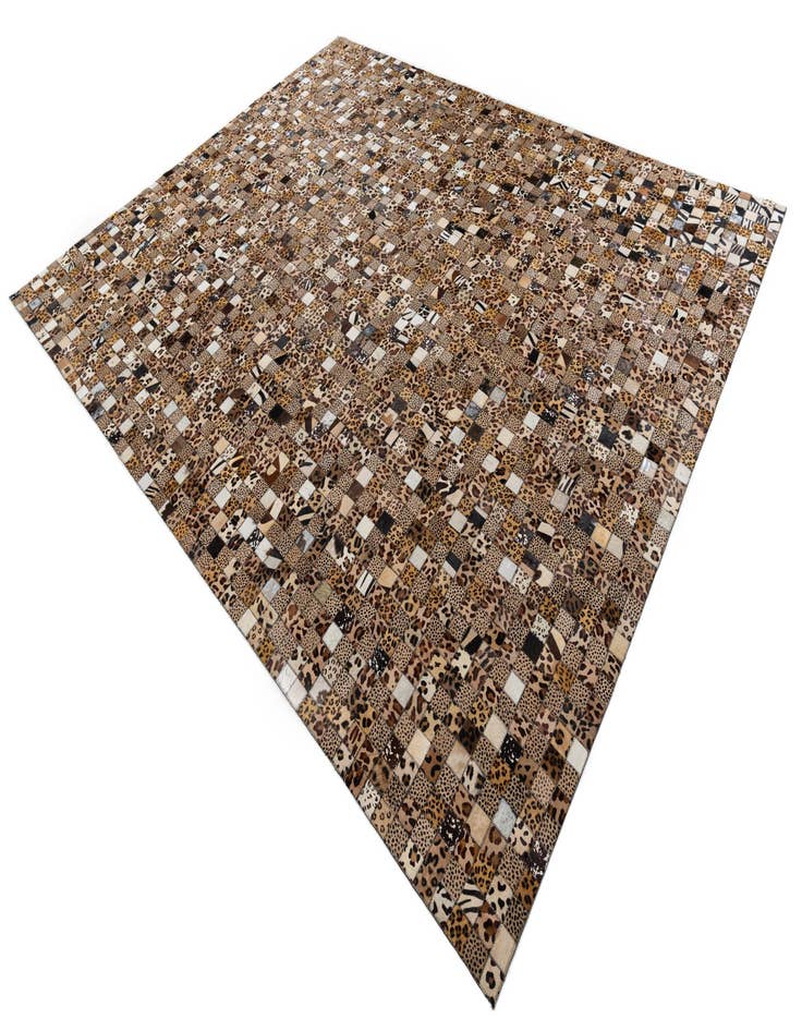 Detail image of 8' x 10' Cowhide Leather Rug
