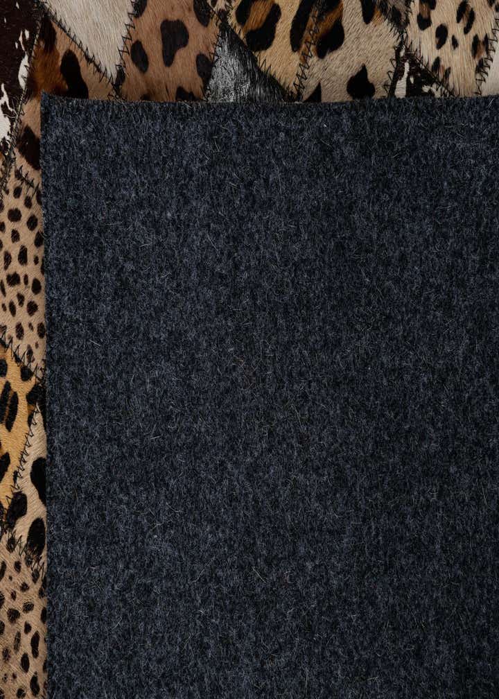 8' x 10' Cowhide Leather Rug