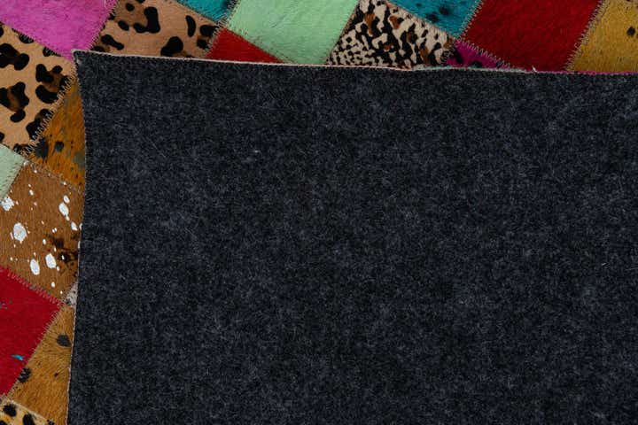 8' x 10' Cowhide Leather Rug