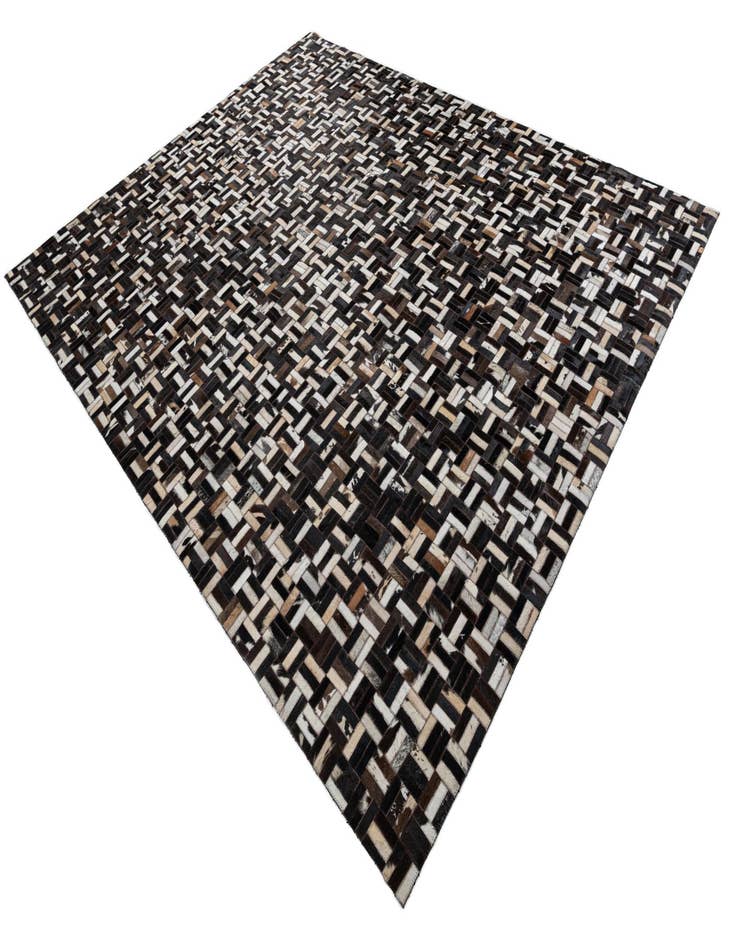 Detail image of 8' x 10' Cowhide Leather Rug