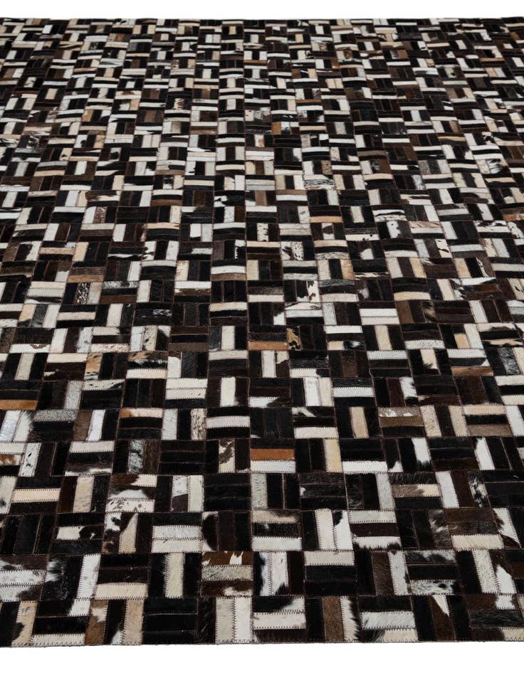 Detail image of 8' x 10' Cowhide Leather Rug