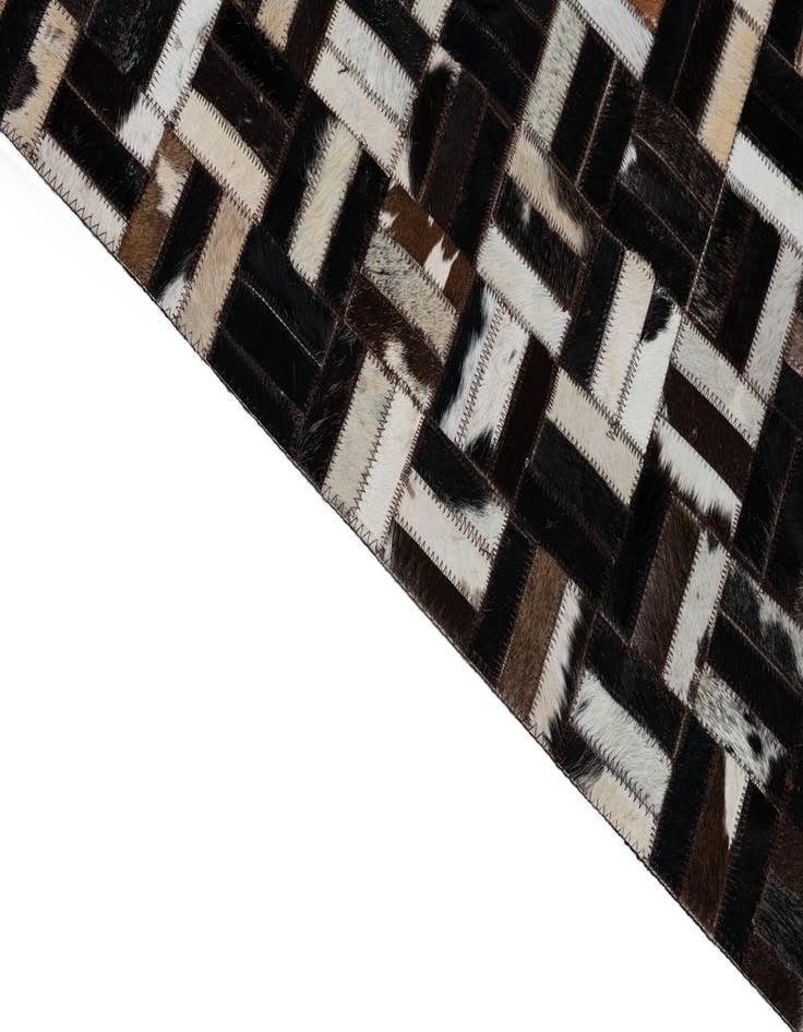 Detail image of 8' x 10' Cowhide Leather Rug
