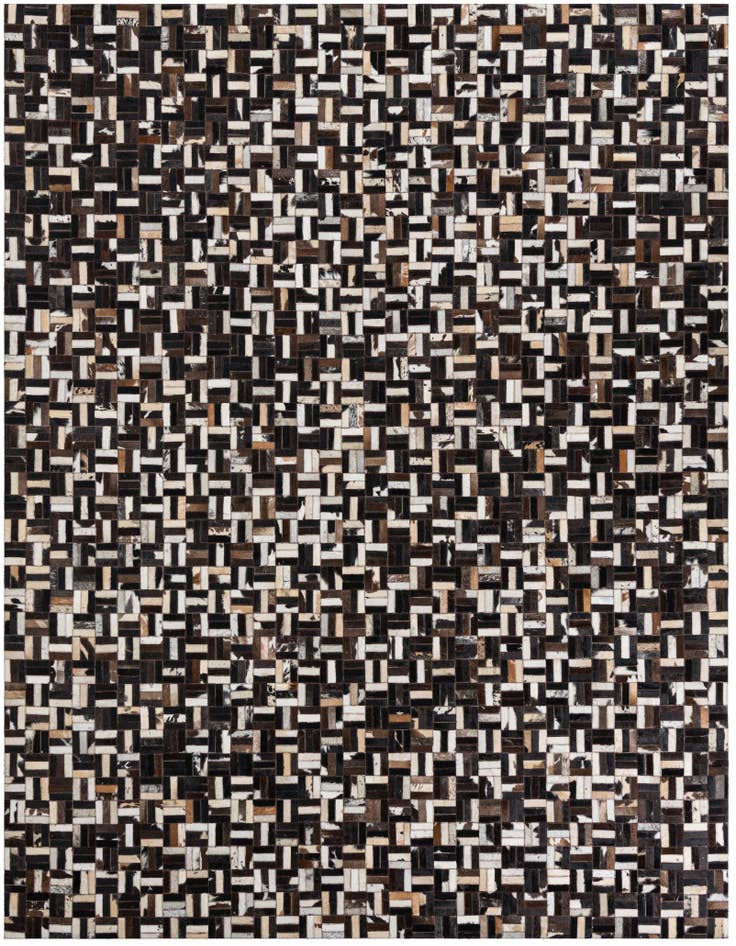Detail image of 8' x 10' Cowhide Leather Rug