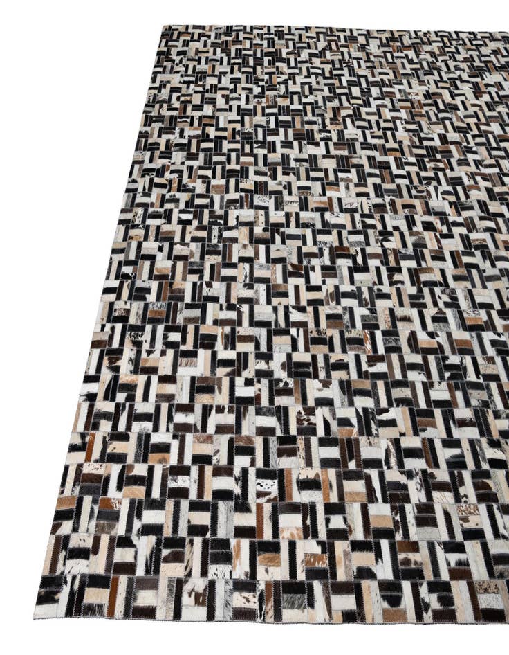 Detail image of 8' x 10' Cowhide Leather Rug