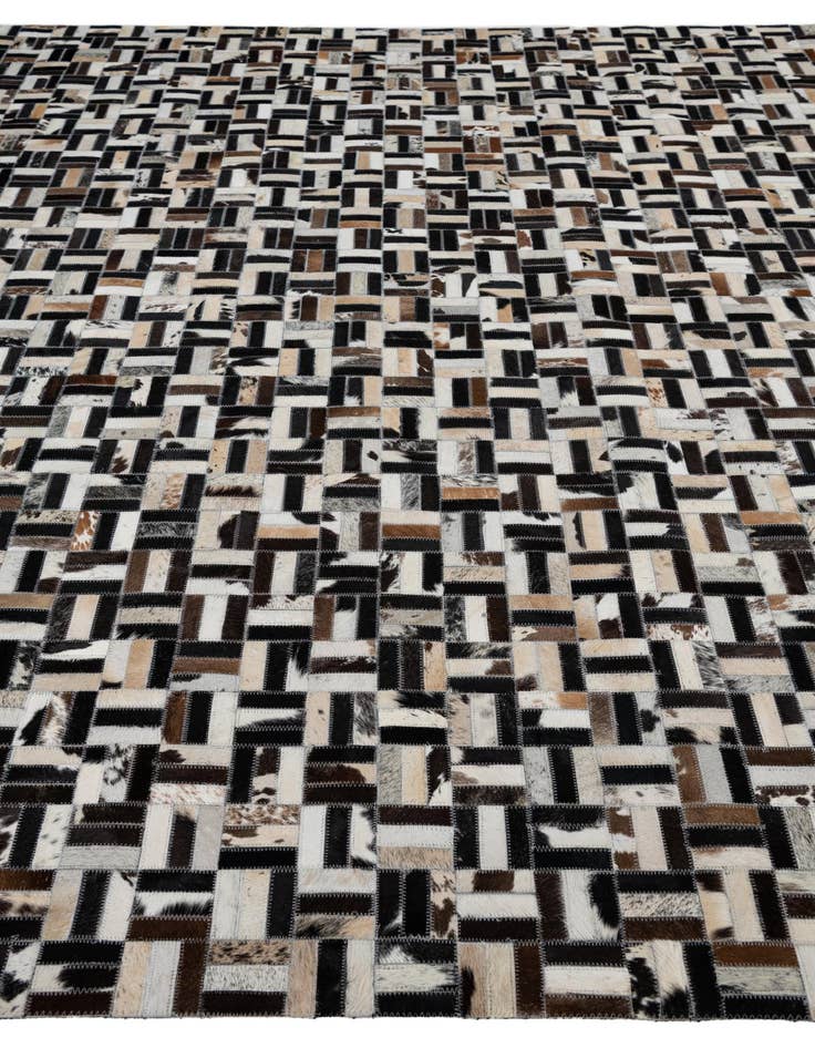 Detail image of 8' x 10' Cowhide Leather Rug