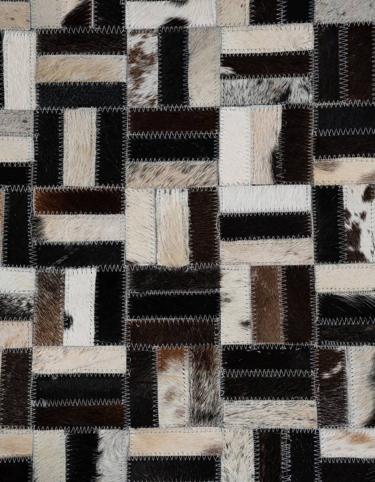 Detail image of 8' x 10' Cowhide Leather Rug