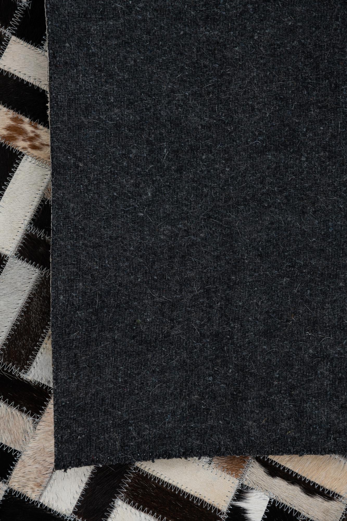 8' x 10' Cowhide Leather Rug