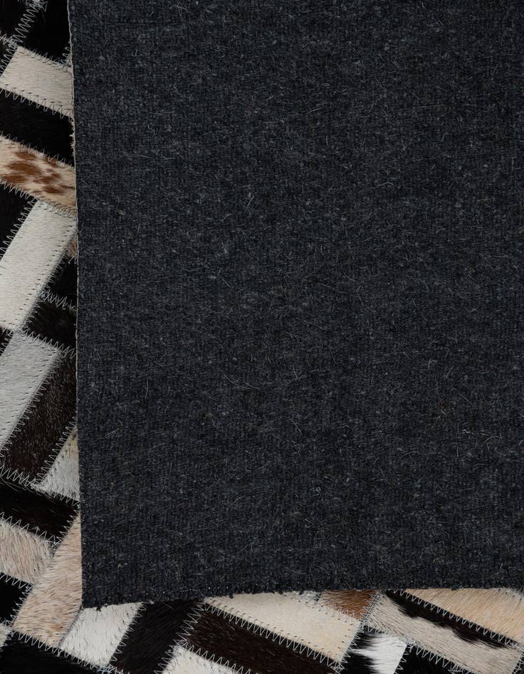 Detail image of 8' x 10' Cowhide Leather Rug